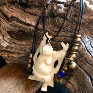 Vintage bone Buddha!